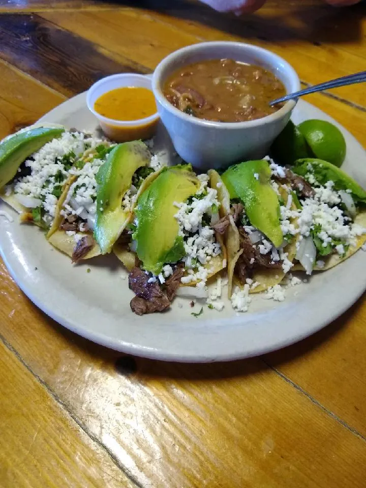 Tacos Reynosa with Added Avocado